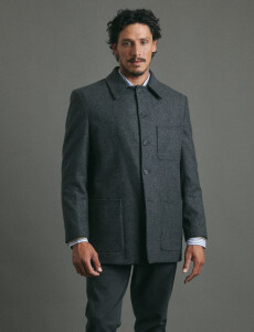 300261 SOBRETODO HARRINGTON SELECT Gris Oscuro