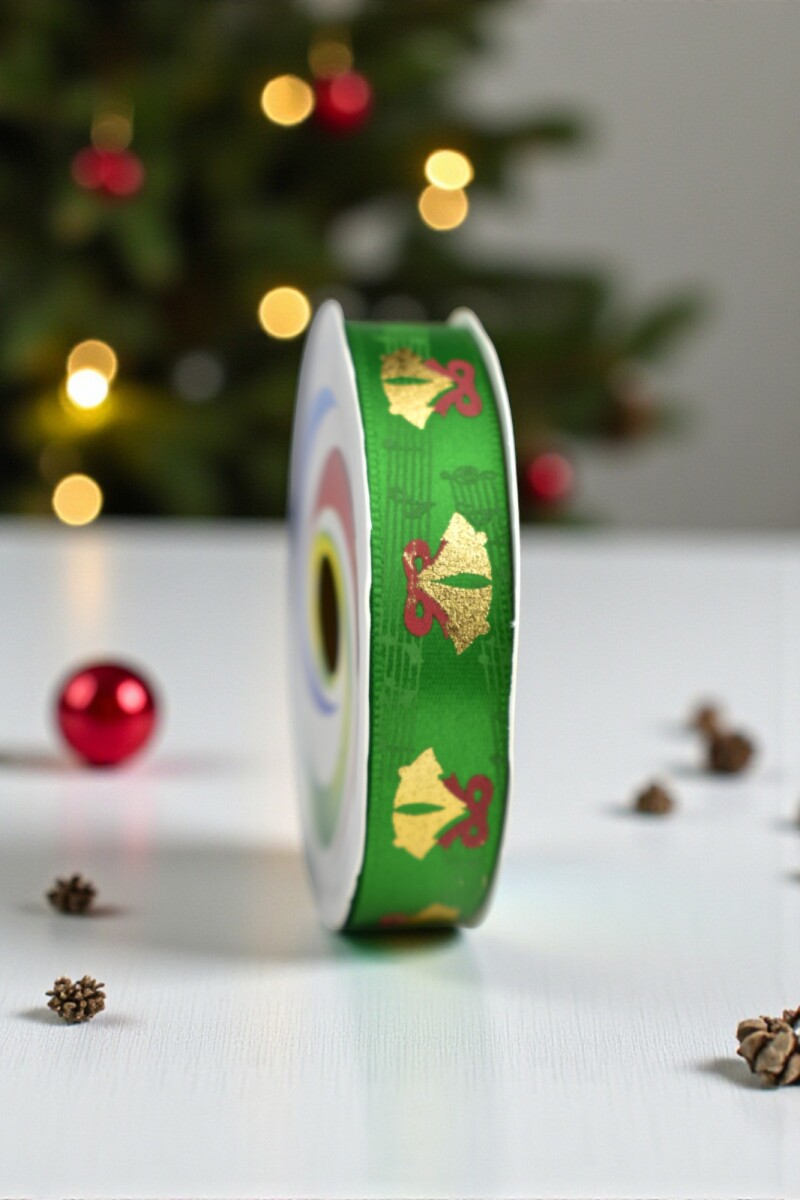 Cinta de regalo navidad 1.5cm*2.6m - DISEÑO 13 