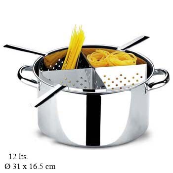 Olla pastera 4 canastos acero Brinox Olla pastera 4 canastos acero Brinox