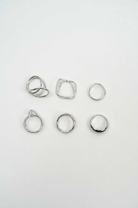 Anillo Ani Plateado