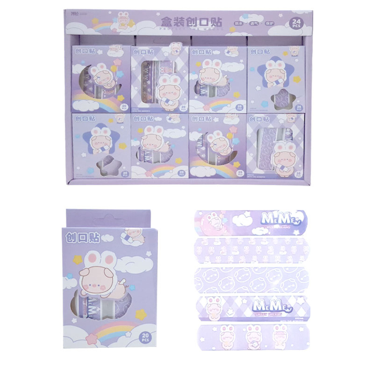 Curitas diseños infantiles 20pcs - Curitas Diseños Infantiles 20pcs 