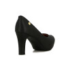 Vizzano Zapato Clasico Taco Medio Punta Redonda Negro