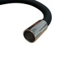 Grifería de Cocina Monocomando de mesada pico Flexible Negro Murdock Cromado Brillante Grifería De Cocina Monocomando De Mesada Pico Flexible Negro Murdock Cromado Brillante