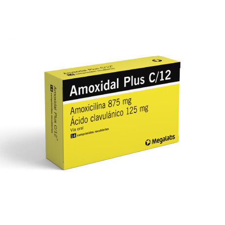 AMOXIDAL PLUS C/12 14 COMPRIMIDOS AMOXIDAL PLUS C/12 14 COMPRIMIDOS