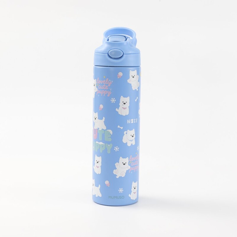 BOTELLA TÉRMICA INFANTIL PERRITO DUODUO CON TAPA FLIP (500 ML / AZUL) BOTELLA TÉRMICA INFANTIL PERRITO DUODUO CON TAPA FLIP (500 ML / AZUL)