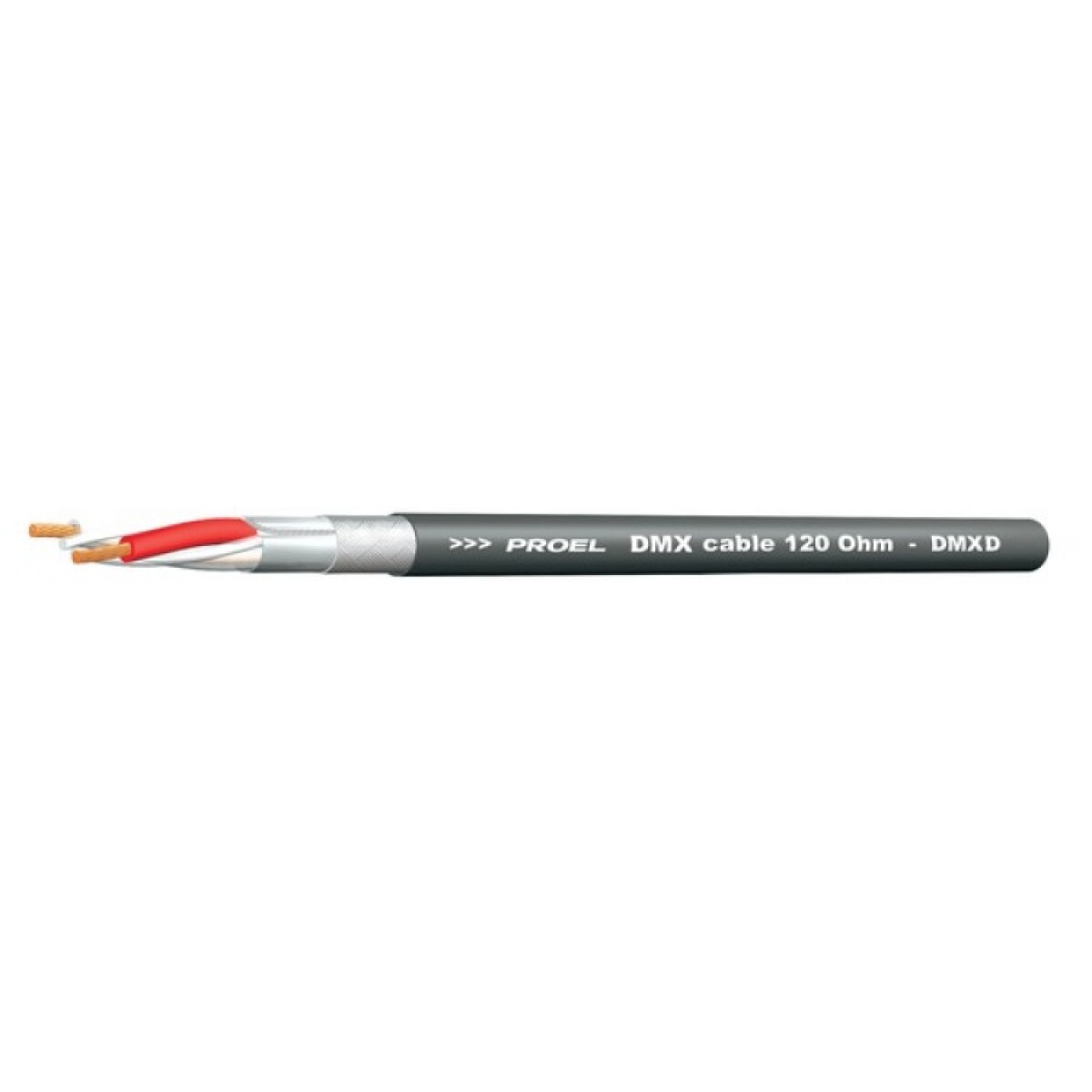 Cable Proel Dmx Luces Dmxd 24awg-0.22mm Blk 