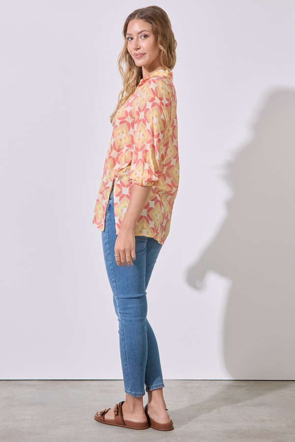 Camisa Sunset ANARANJADO/MULTI