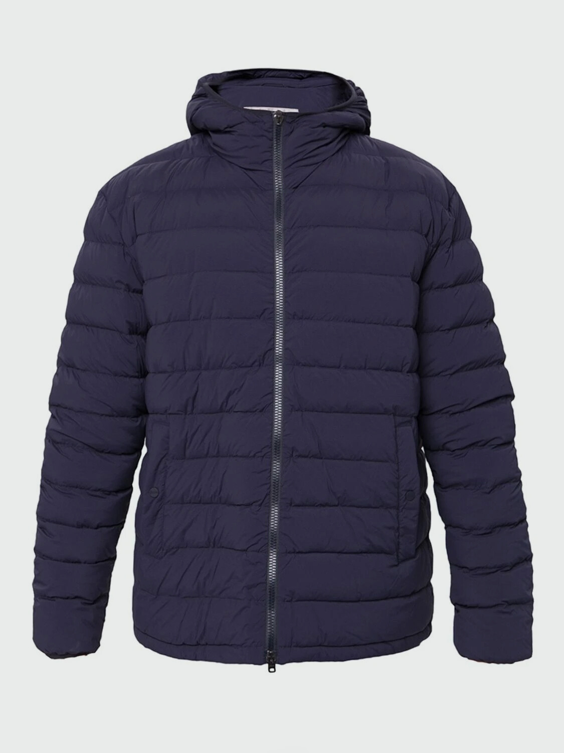 Herno-Chaqueta plegable de nylon rellena de plumas Azul