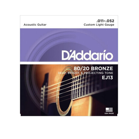 ENCORDADO FOLK DADDARIO EJ15 PHOSPHOR BRONZE 011 ENCORDADO FOLK DADDARIO EJ15 PHOSPHOR BRONZE 011