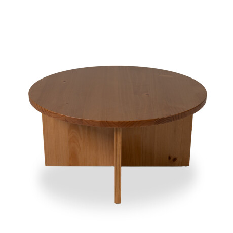 Mesa de Centro Arco - Redonda 0001 (Miel)