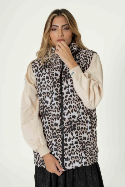 Chaleco Nies Leopardo