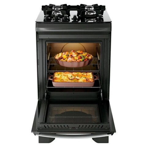 Cocina a Gas Dako Supreme Glass 4 Hornallas Titanio 1994 Cocina a Gas Dako Supreme Glass 4 Hornallas Titanio 1994