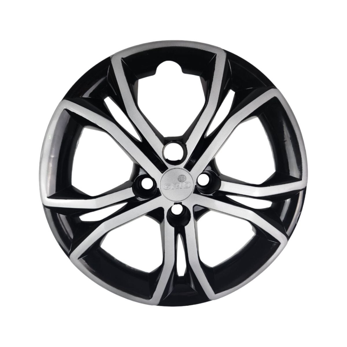 TAZA DE RUEDA RODADO 15 NEGRA / PLATEADA 