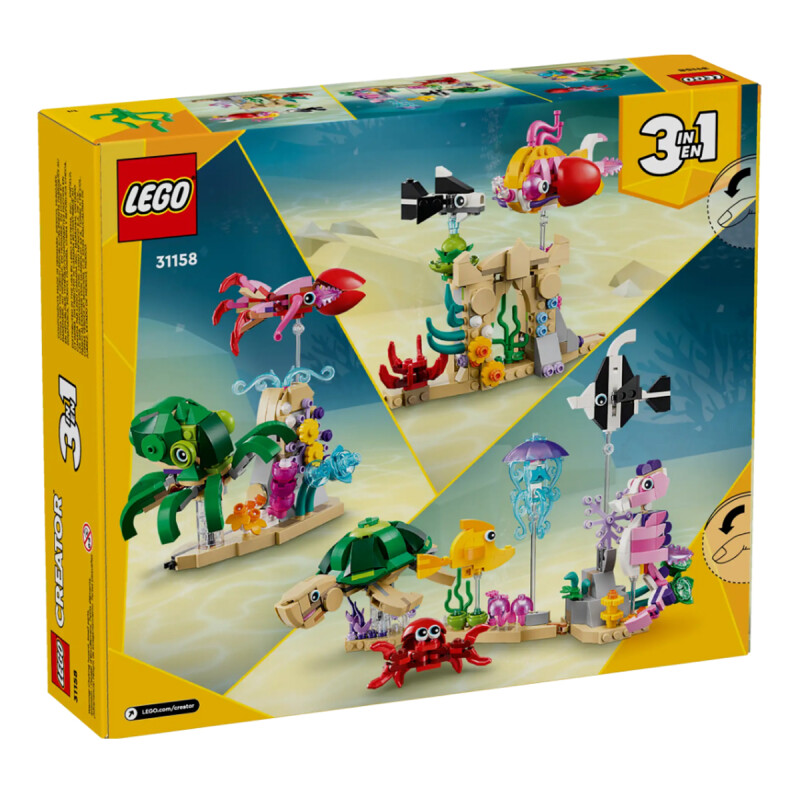 Animales Marinos Creator 3 en 1 Lego Animales Marinos Creator 3 en 1 Lego