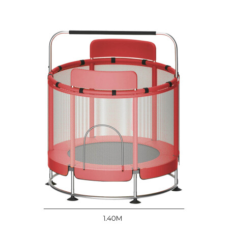 Cama Elástica 1.40m + Hamaca + Bolsa Box + Aro + Acc Rojo