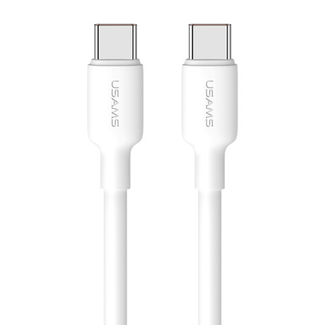 Cable Usb-c A Usb-c 1m Usams Blanco Cable Usb-c A Usb-c 1m Usams Blanco