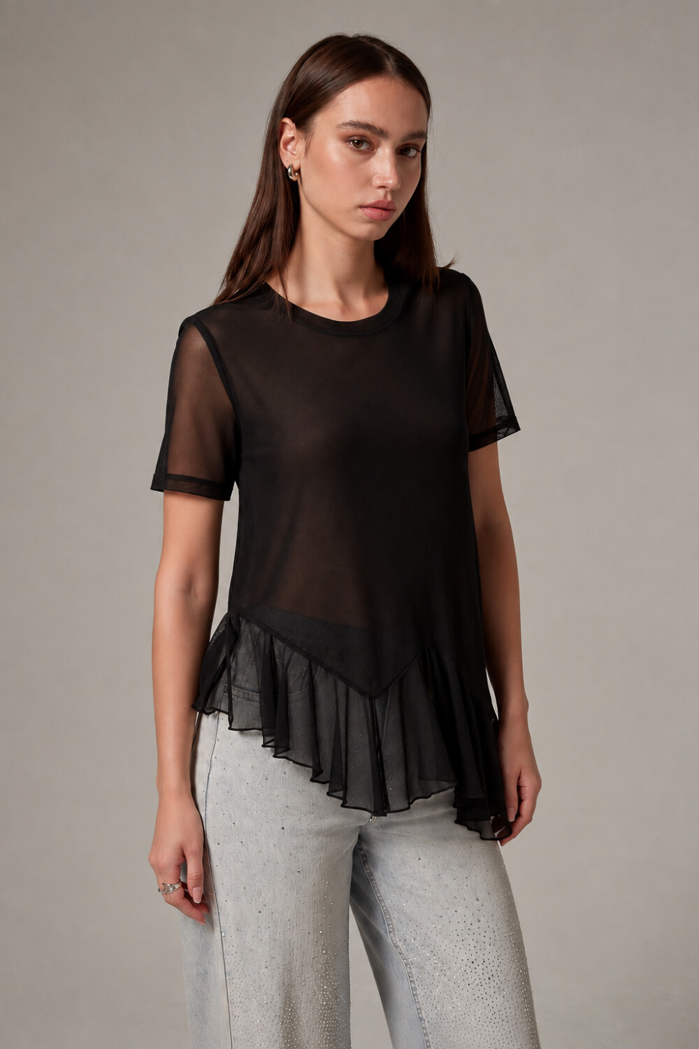 Remera Portia Negro