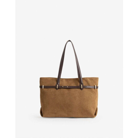 Cartera Shopper Marron camel