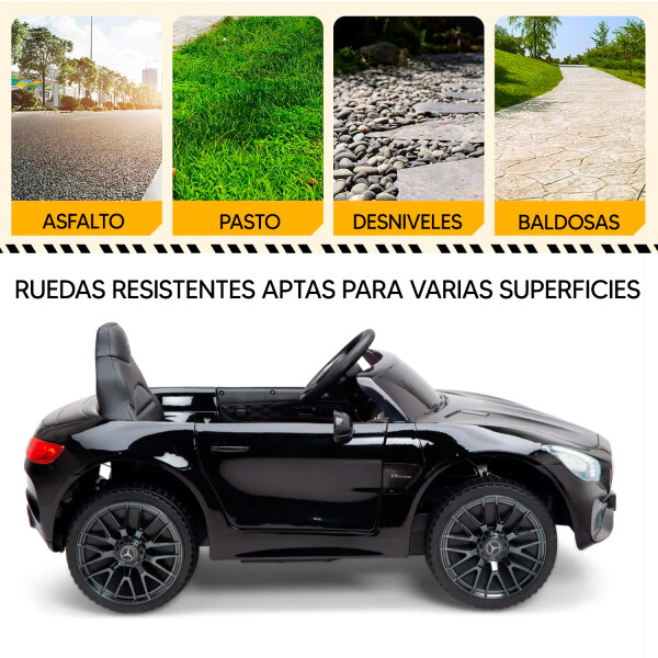 Auto Eléctrico A Batería Para Niños Mercedes Amg Con Control AUTO ELECTRICO MERCEDES BENZ AMG BJ011