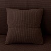 Funda sillón 2 cuerpos lisa chocolate