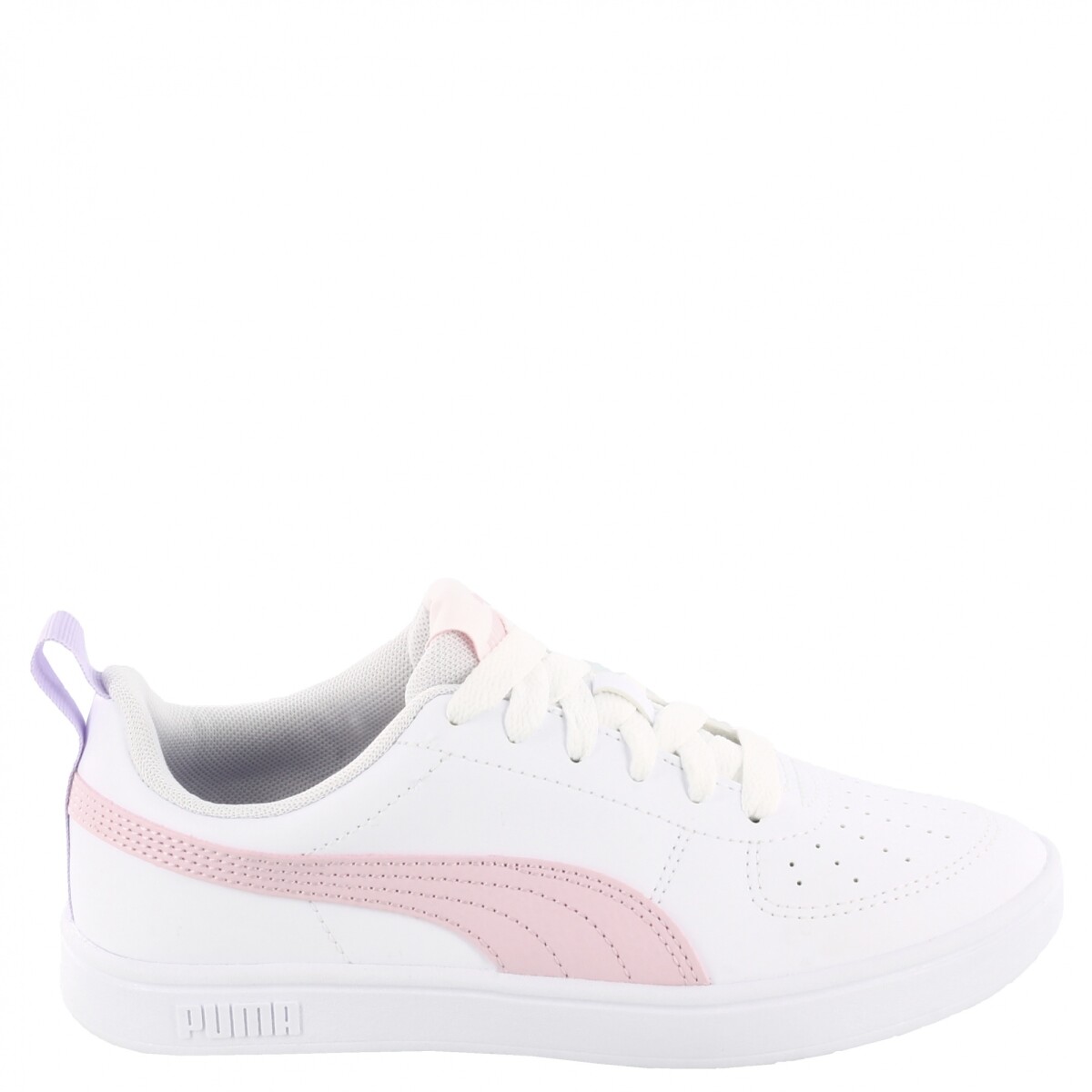 Championes de Niños Puma Rickie Puma - Blanco - Rosa - Violeta Lavanda 