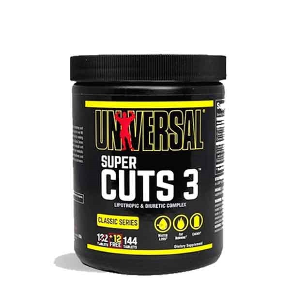 Super Cuts 3 Universal Nutrition 144 Tabletas 