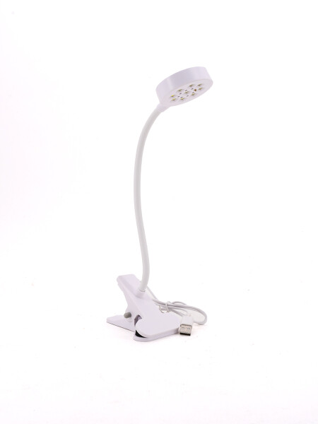 LAMPARA LED PORTATIL ROUND II CON PINZA BLANCO