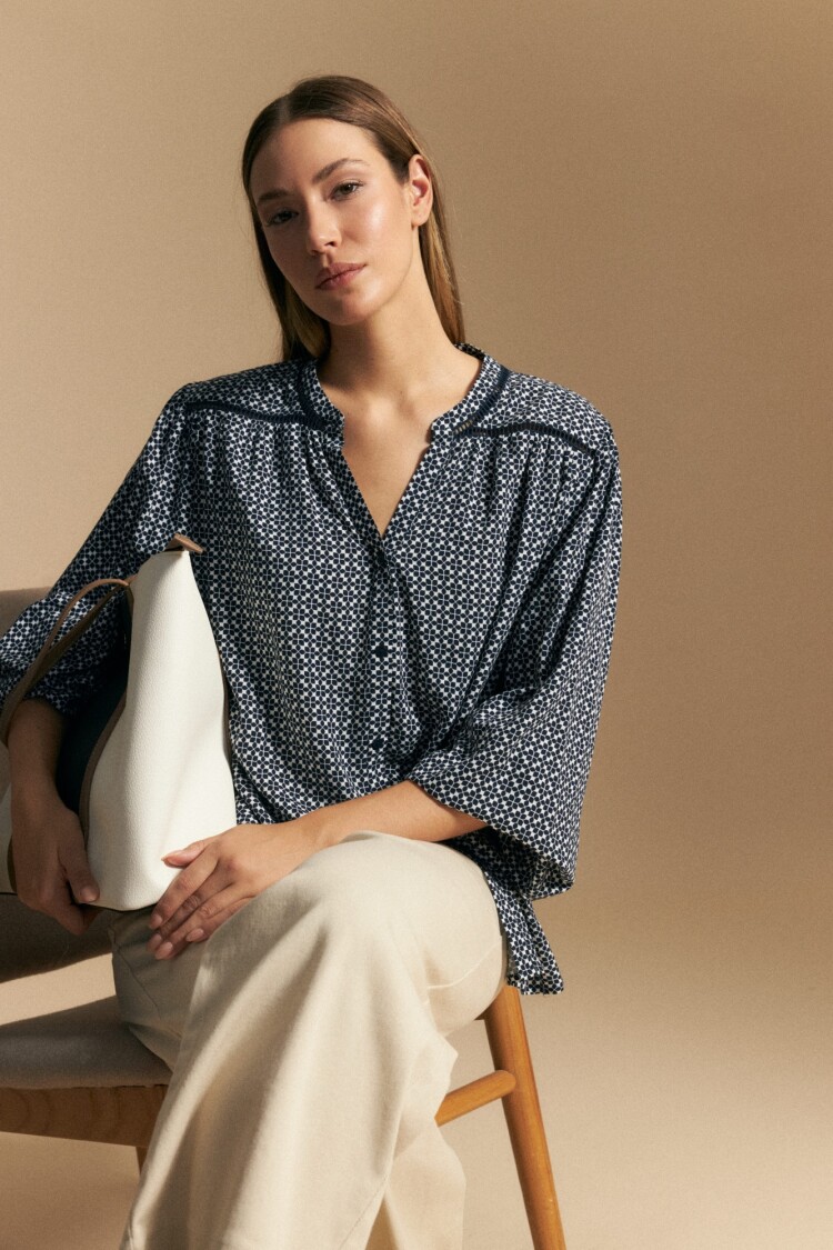 CAMISA LARIMAR Azul Marino