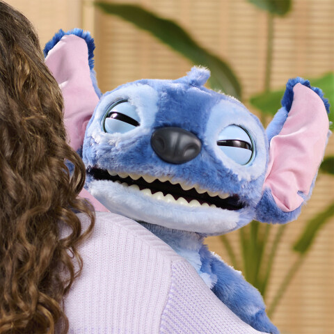 Peluche Interactivo Stitch con Sonido y Reacciones Just Play U