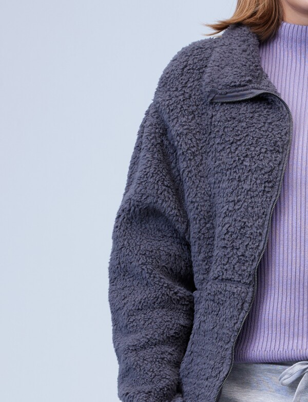 Campera Sherpa GRIS