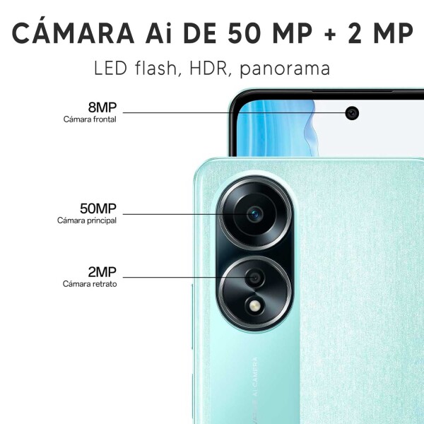 Oppo A58 8/256gb 4g + Regalo VERDE