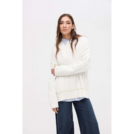 Buzo punto Rali Off white