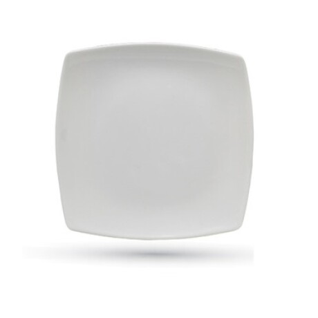 Plato llano cuadrado 20 cm. Plato llano cuadrado 20 cm.