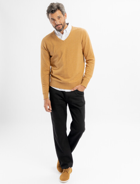 Buzo algodon Dublin tostado melange