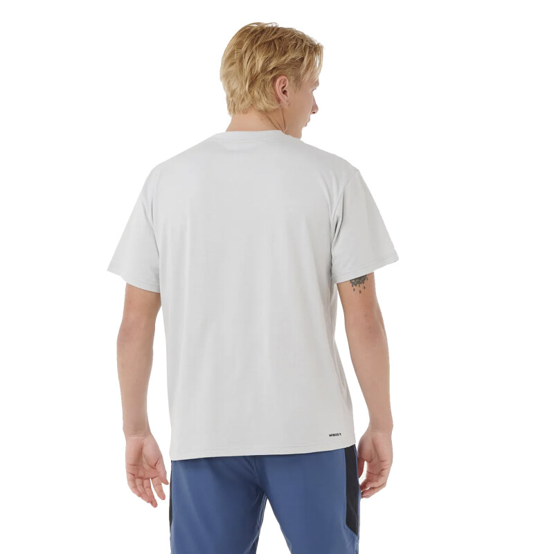 Remera Rip Curl Vaporcool 3 Stacks - Gris Remera Rip Curl Vaporcool 3 Stacks - Gris
