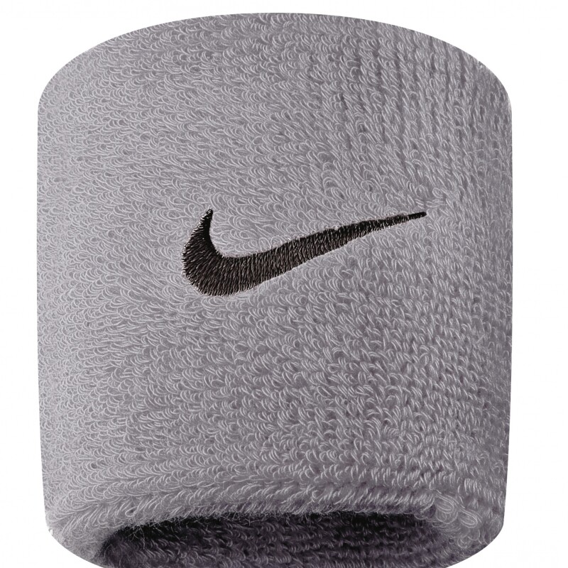 Bandas Nike Swoosh Wristbands Unisex Gris