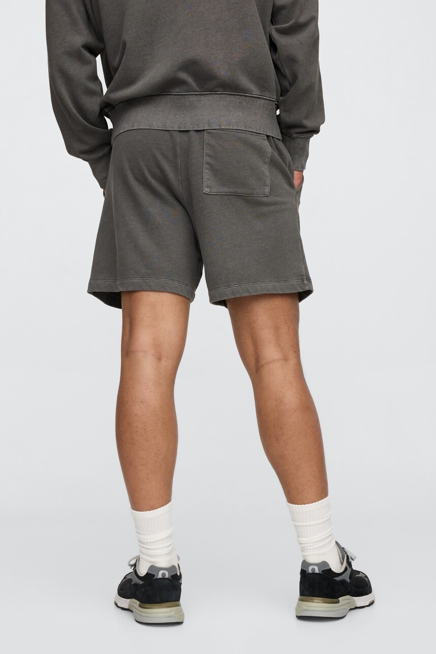 Short Deportivo Sin Felpa Logo Gap Hombre Moonless Night
