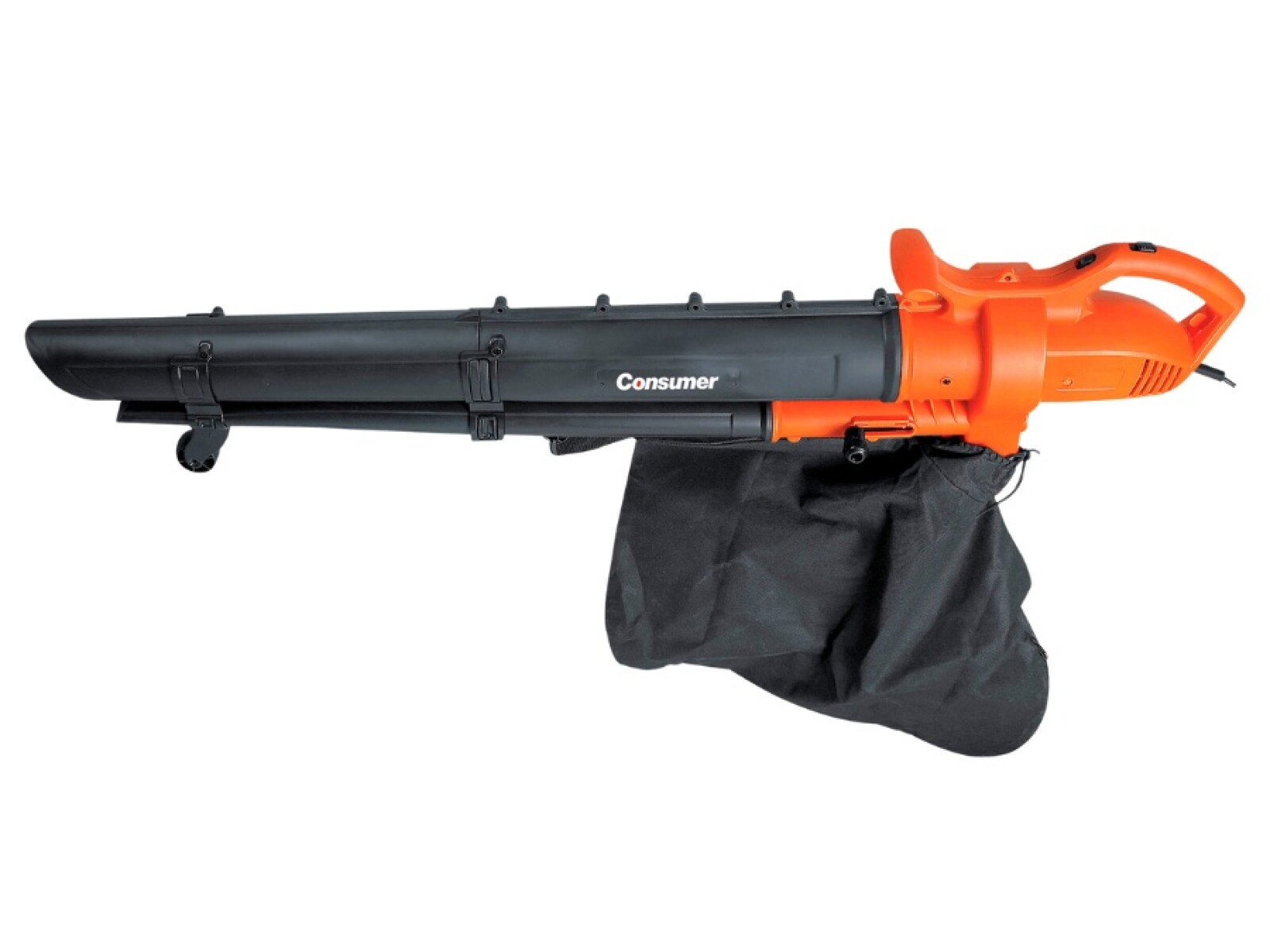 SOPLADORA Y ASPIRADORA DE HOJAS 2500W BOLSA DE 45L 