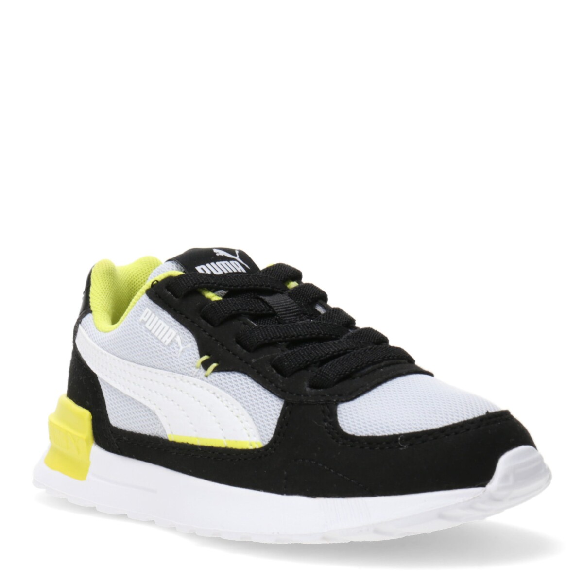 Championes Infantiles Puma Graviton AC - Gris - Negro 