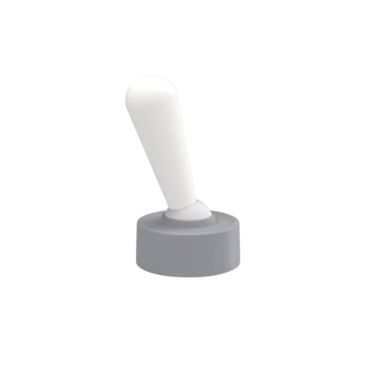 Lámpara LED portátil con base tipo interruptor ON-OFF - Gris 