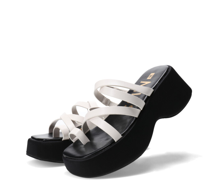 Sandalia SARBAND con tiras y plataforma Off White