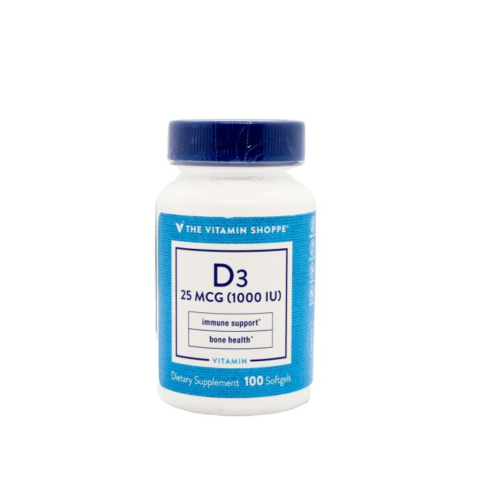 VIT. D3 25 MCG (1000 IU) VIT. SHOPPE FR. única
