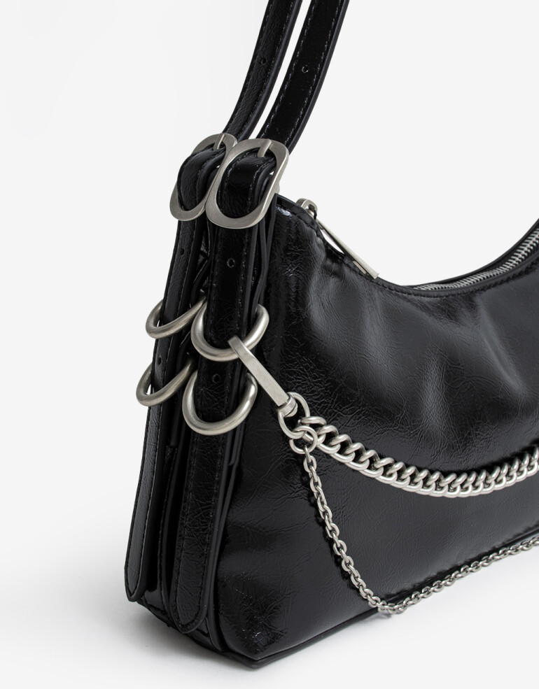 City Cartera Formato Bandolera - Negro