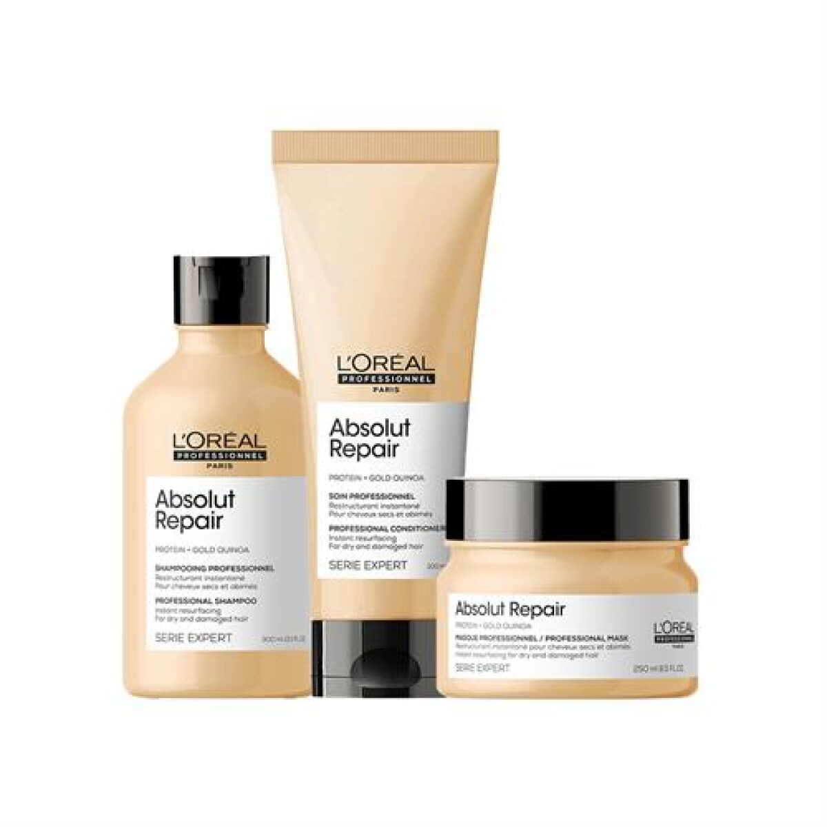 L´Oréal Professionnel Absolut Repair Shampoo 300 ml + Acondicionador 200 ml + Máscara 250 ml 