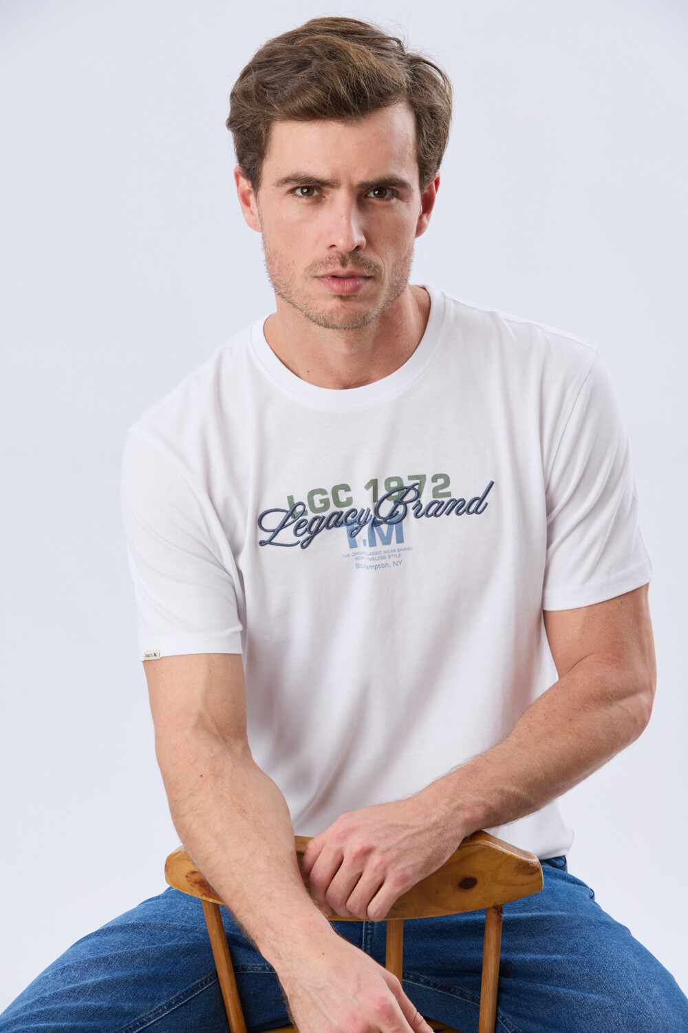 REMERA ESTAMPADA DE ALGODÓN Blanco