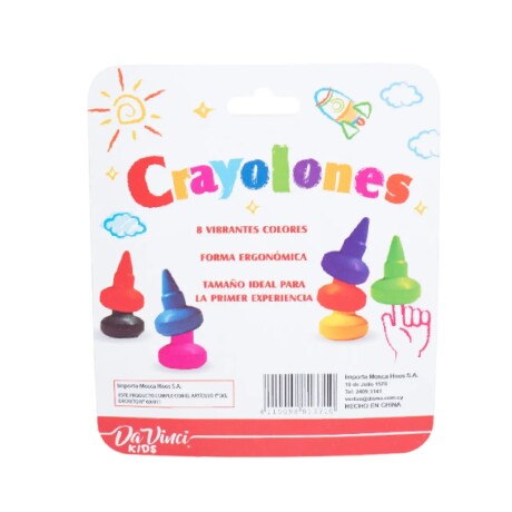 Crayolones Da Vinci Kids x 8 Crayolones Da Vinci Kids x 8