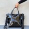 Cartera Texas Medium Negro Charol