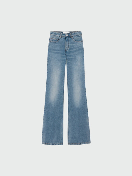 AMI PARIS - Vaquero Corte Acampanado Rojo