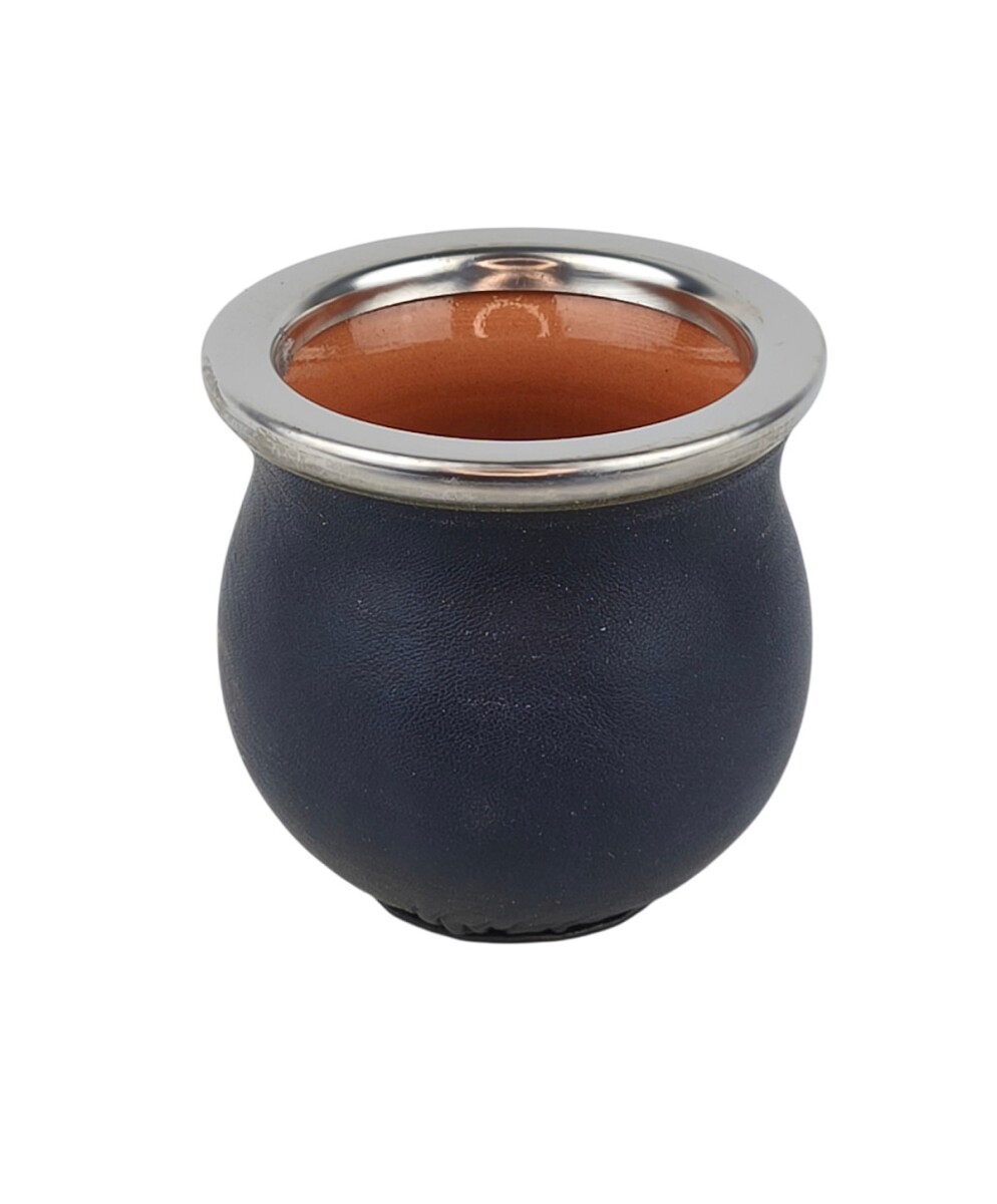 Mate ceramica forrado chico - Azul 