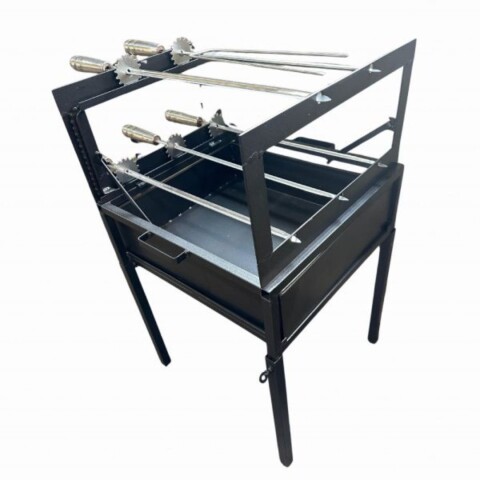 Parrilla Churrasquera Giragrill Movelmax 5 Espetos Parrilla Churrasquera Giragrill Movelmax 5 Espetos
